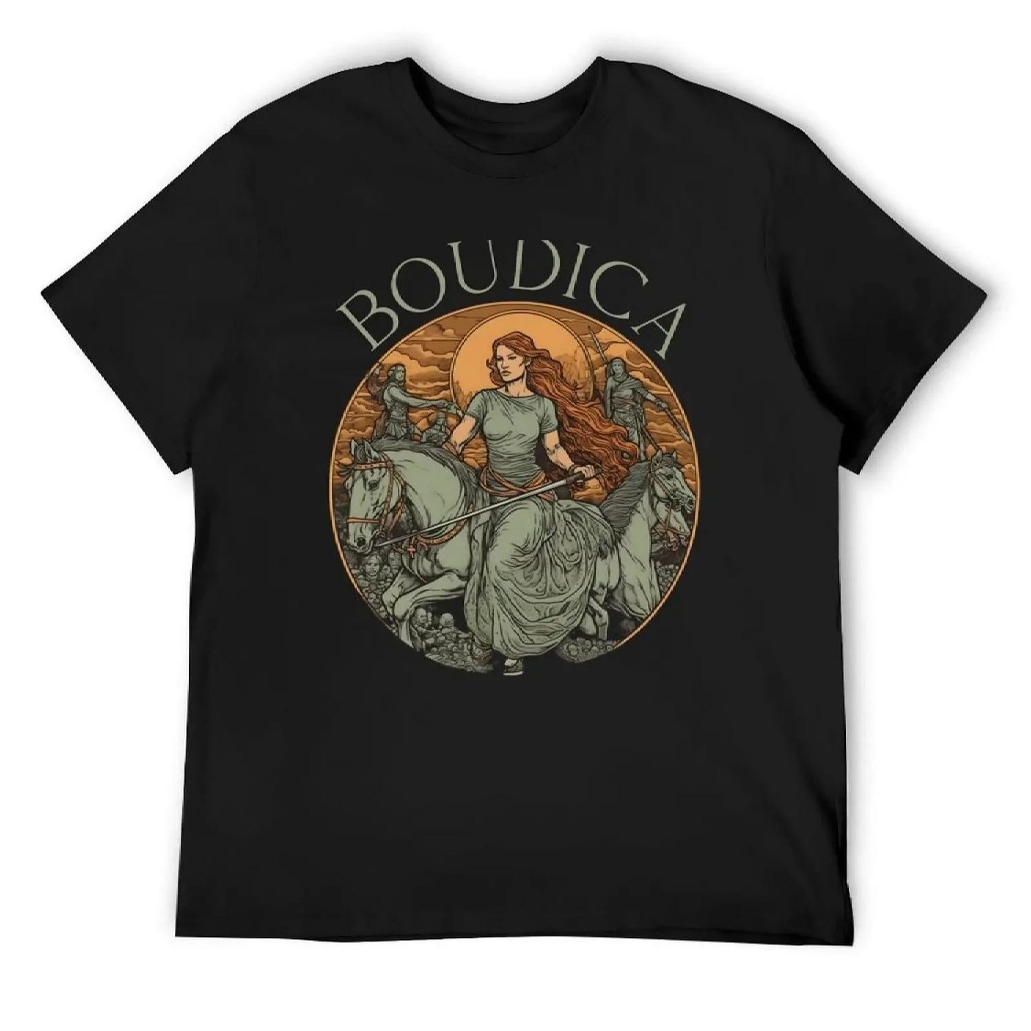 

Boudicca Boudica boadicea Warrior Queen Celtic Iceni T-Shirt customizeds oversized t shirt shirts graphic tee men XXXXXL чорний