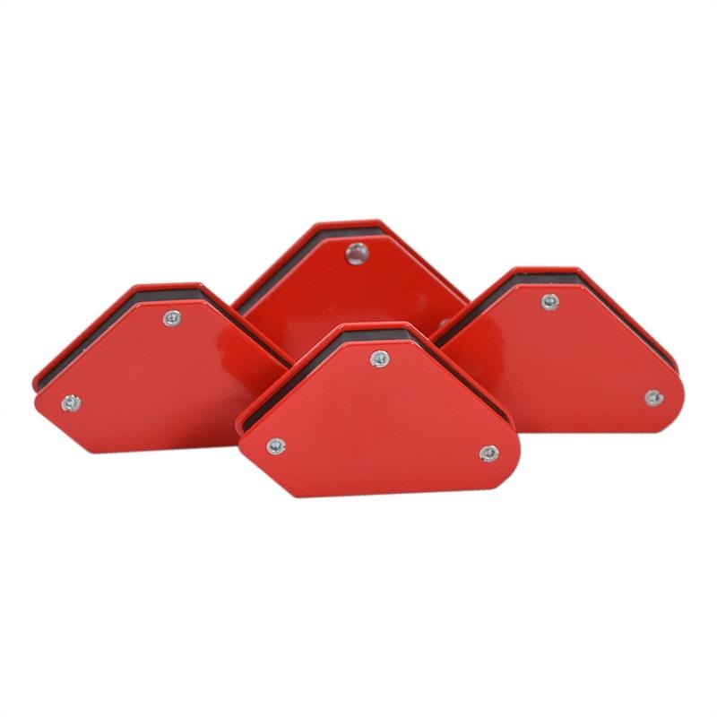 4pcs/set 9LB Magnetic Welding Holders Multi-angle Solder Soldering Locator 45/90/135 Degrees Weld Fixer Triangle Locator Tools