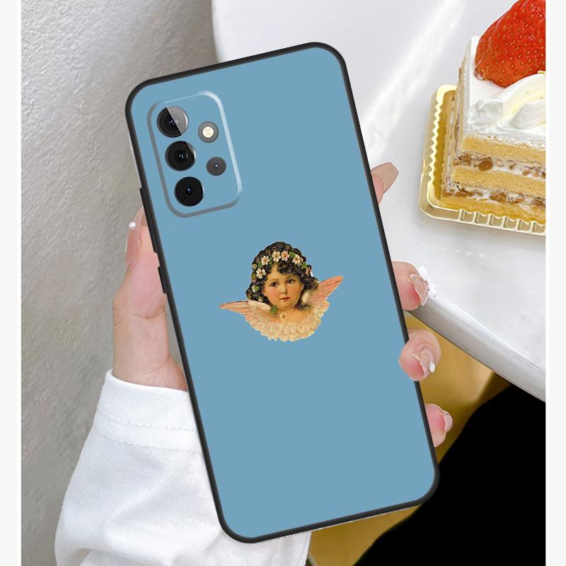 Renaissance Angel Aesthetic Case For Samsung Galaxy A55 A35 A15 A14 A34 A54 A73 A53 A33 A23 A13 A12 A32 A52 A51 Cover