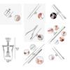 6pcs/set Cuticle Remover Kit Nail Clipper Trimmer for Cuticle Ingrown Nails Pedicure Manicure Tool Multicolor