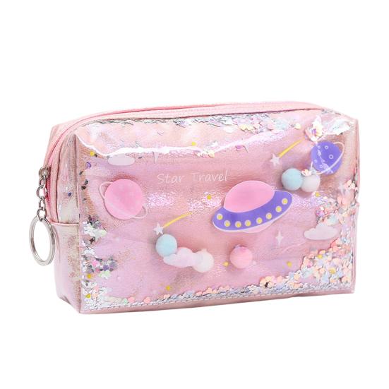 Pencil Case Rectangular Waterproof Stationery Bag with Multiple Compartments Pencil Pouch for Pens Erasers Rulers School Office Supplies