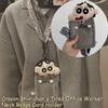 New Crayon Shin-Chan Exhaustion Working Class Person Wearing Neck Badge Purse Change Work Card Keys Office Worker Name Tag Gift