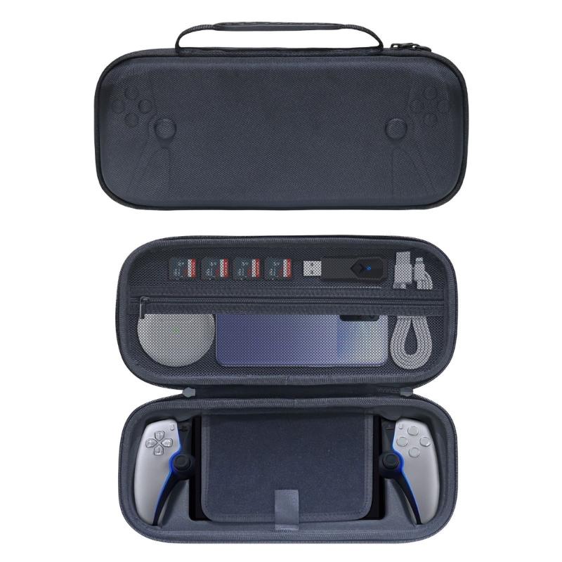 Storage Bag Travel Case for PS Portal Anti-Scratch Waterproof Game Machine Host Handbag Protector Case with Inner Pocket
