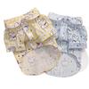 Pet Clothes with Cartoon Puppy Prints Soft Cotton-Feel with Easy Snap Closure Dog Shirt for Spring Summer