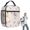 Cute Space Koalas Pattern Insulated Lunch Bag for Women Children Portable Food Boxes Thermal Lunch Box Tote