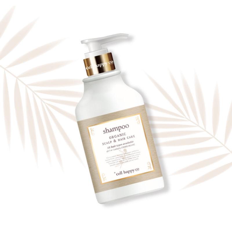 CELL HAPPY CO Shampoing Bio Soin du Cuir Chevelu et des Cheveux 500 ml