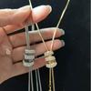 Korean Version of the New Trend Jewelry Sweater Chain Versatile High-end Crystal Pearl Fringed Necklace Women's Pendant