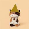 Plush Cat Toy With Lazy Witch Hat For Kids And Adults