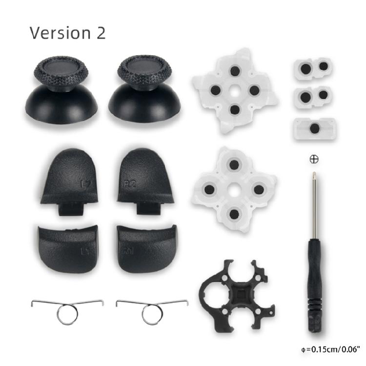 Conductive Rubber R1-L1 R2-Triggers for  Controller Game Button With 2 Spring