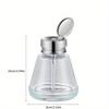 1PC  Plate Washing Water Pressure Bottle, Glass Alcohol Bottle, Press Type Alcohol Bottle, Nail Art Tool, Nail Washing Water Bottle