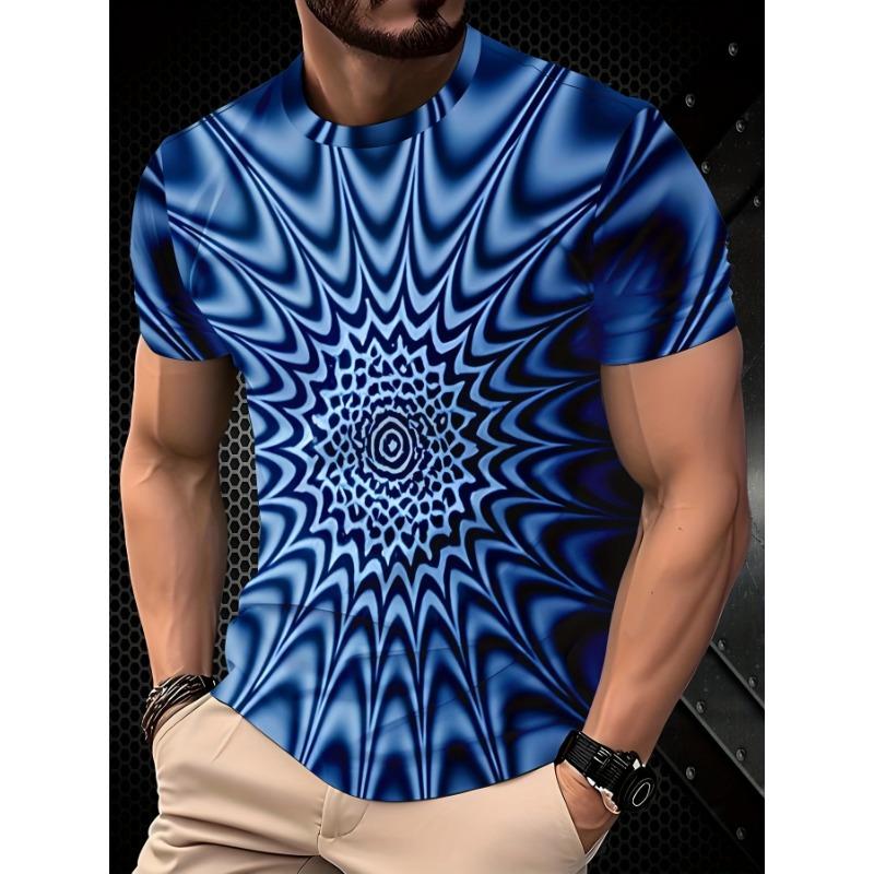 Anime Girl 3D Print T-Shirt for Men Casual Crew Neck Short Sleeve Knit Fabric Unisex Loose