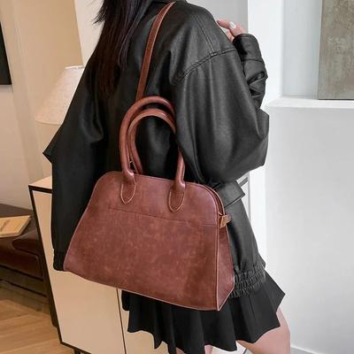 Feminine Tasche mit großem Fassungsvermögen, lässige Retro-Umhängetasche, hochwertige Nischen-Premiumtasche, neu