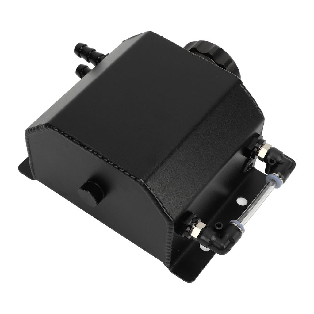 Universal Engine Coolant Expansion Tank 1L Aluminum Alloy Overflow Reservoir Bottle Tank
