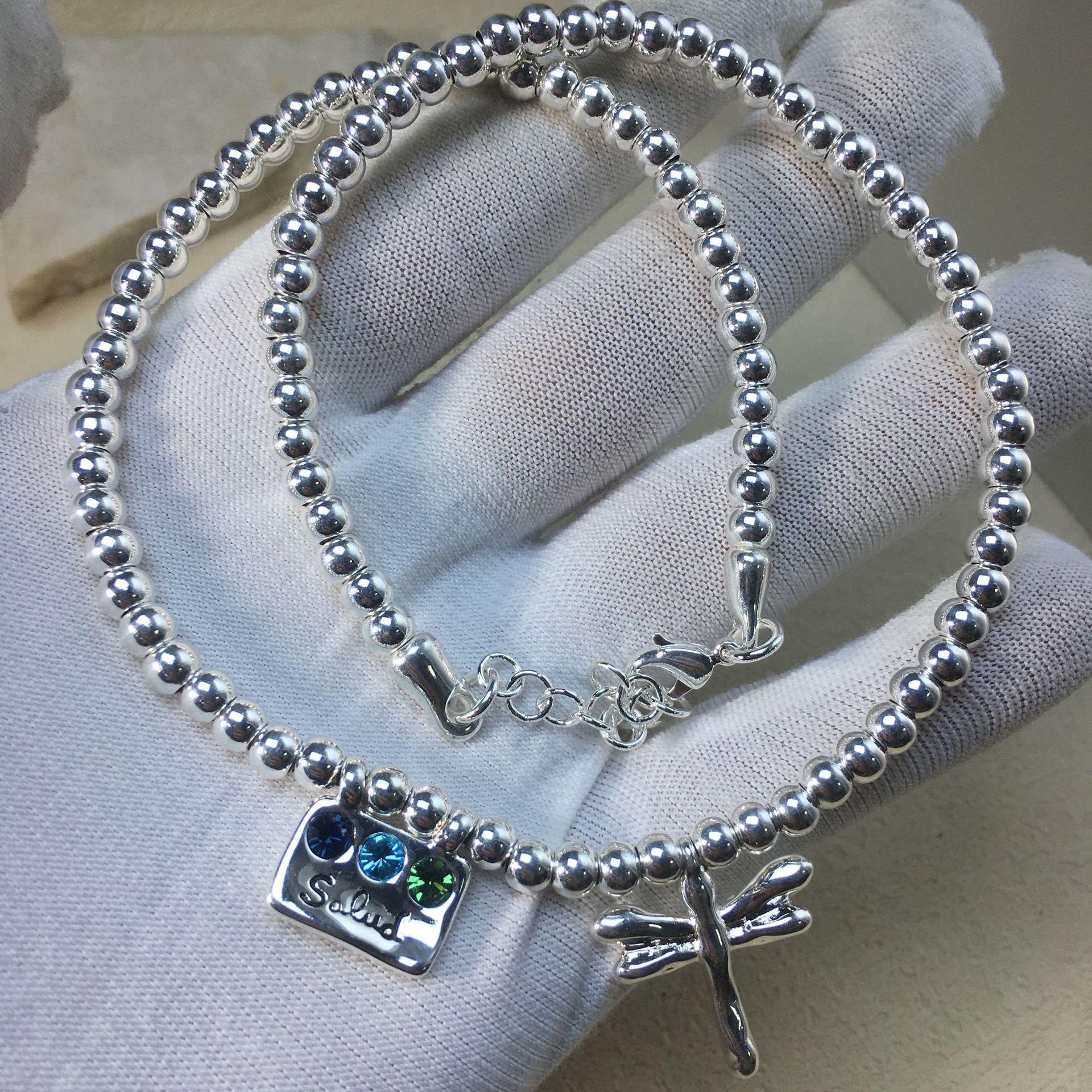 UNOde50 2024 Dragonfly Necklace: European Best Seller, High-Quality Three-Color Gem for Women, Romantic Jewelry Gift Bag Included.