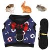 Pet Vest Chest Strap Harness Small Animal Rabbit Pet Vest Harness Pets SuppliesS