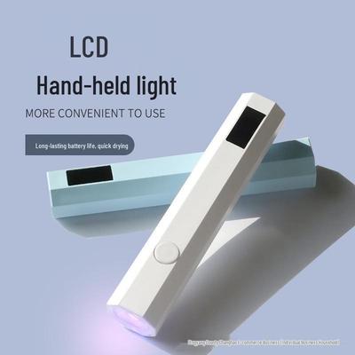 Tragbare Nailart-UV-Lampe mit Display - Handheld-Licht zum Aushärten, nicht schwärzend