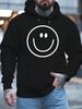 Smile New Style Fashionable Men's Printed Winter/autumn Fleece Pullover Versatile Spring/autumn Thick Hoode Trendybrandpullover