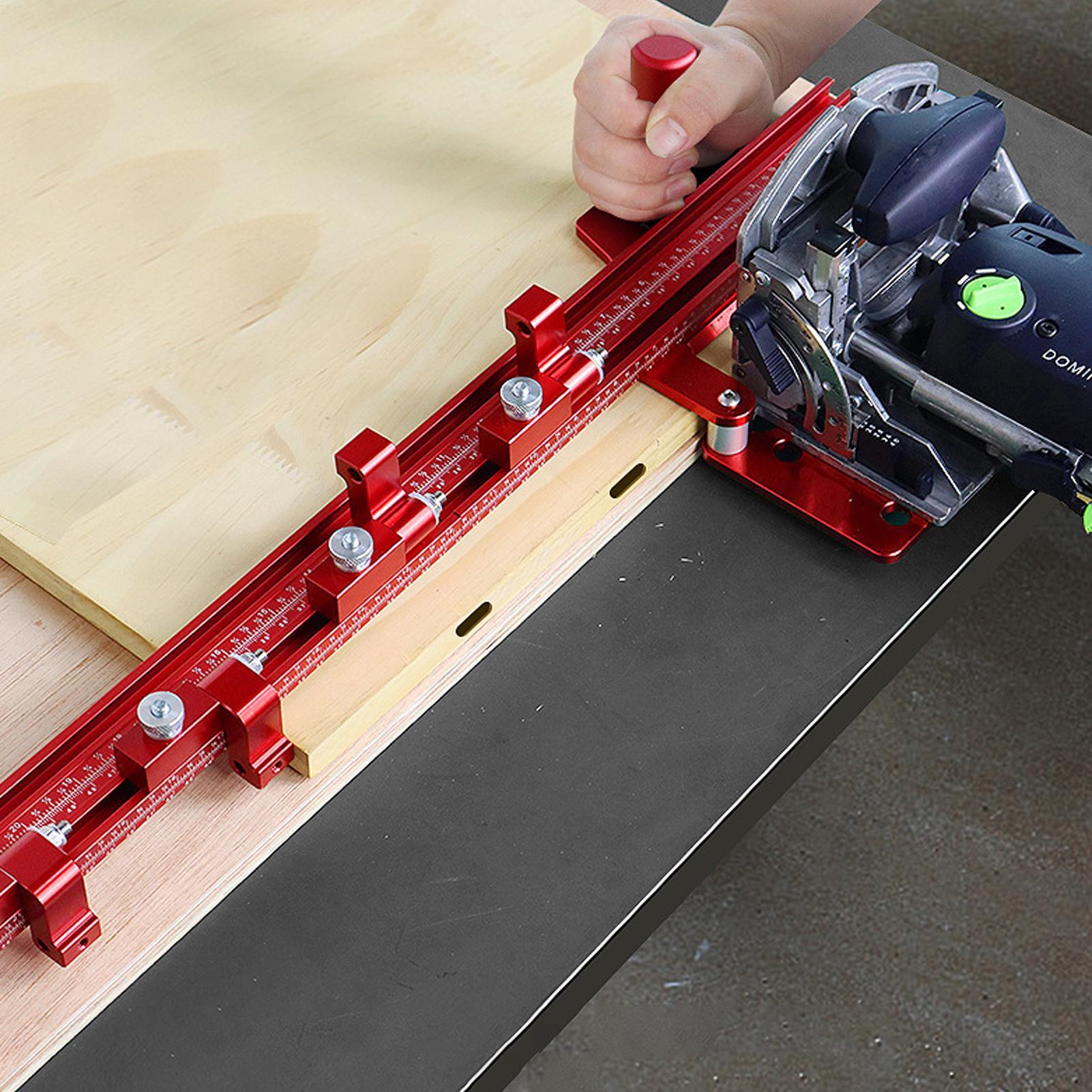 

Track Saw Parallel Guide System Aluminium Alloy Sliding Track Guide Rail Carpentry Machine Cutting Assistant Tool For Furniture CHINA