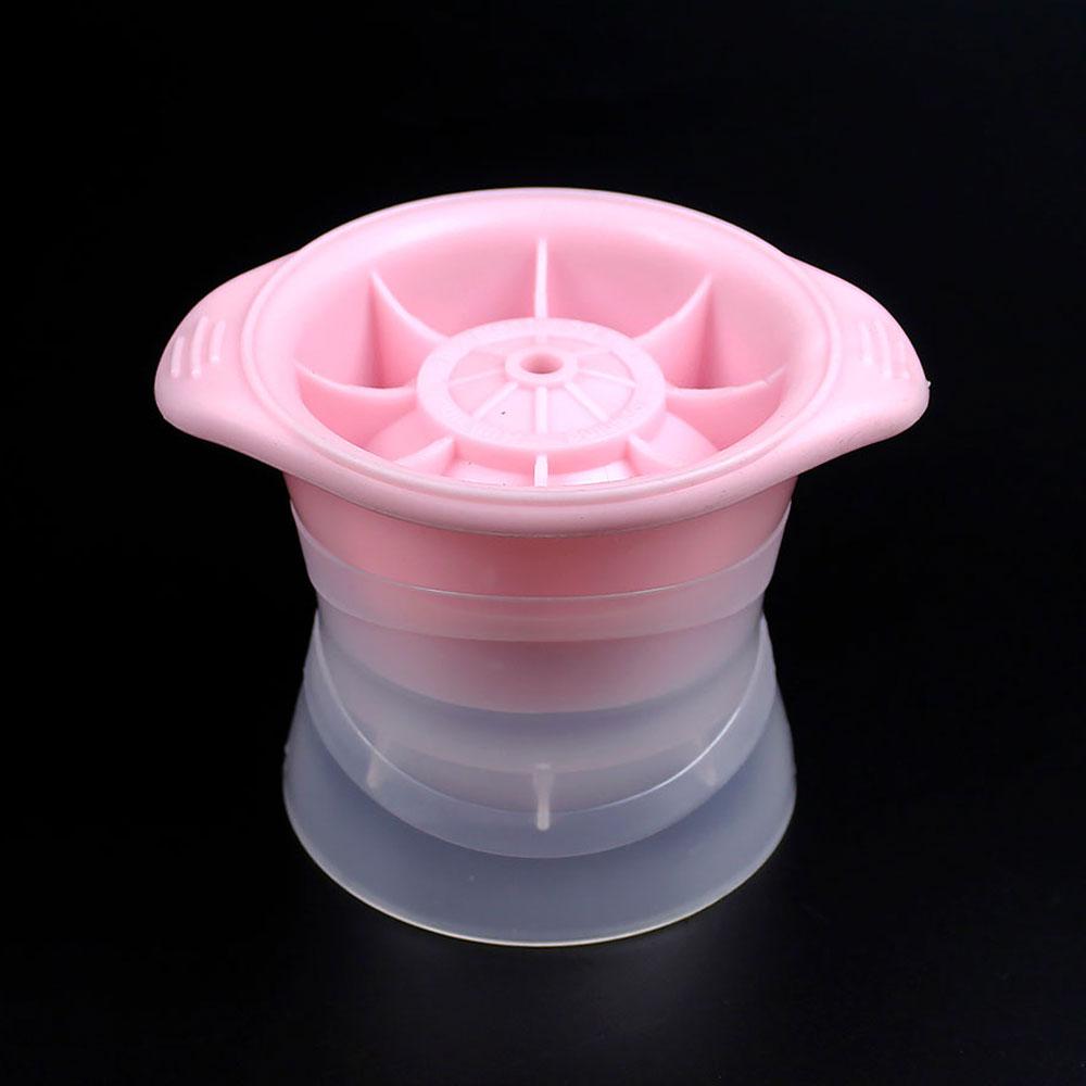 Silicone World Ice Hockey Mold DIY Round Ice Grid Silicone Ice Cube Molds Frozen Ice Box Cocktail Whiskey Drink Making Mould