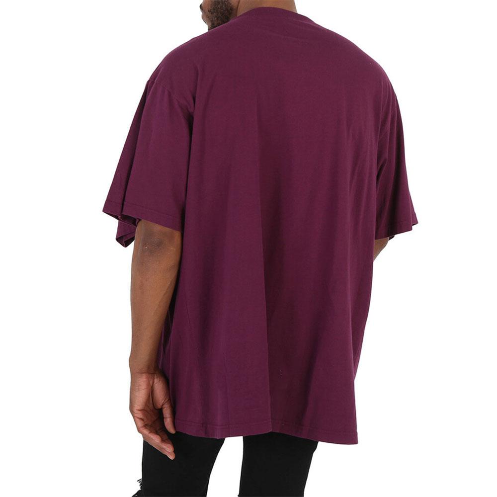 Balenciaga T Shirt Women's Purple Loose Fit 657059TKV908476