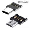 1-5 Stück USB auf Typ-C OTG Micro-USB Typ-C Adapter USB-C Stecker auf USB 2.0 Buchse Datenstecker für Macbook Samsung Xiaomi Huawei