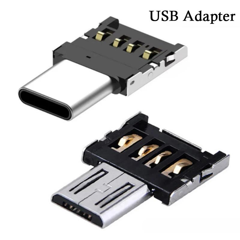 1-5 Stück USB auf Typ-C OTG Micro-USB Typ-C Adapter USB-C Stecker auf USB 2.0 Buchse Datenstecker für Macbook Samsung Xiaomi Huawei