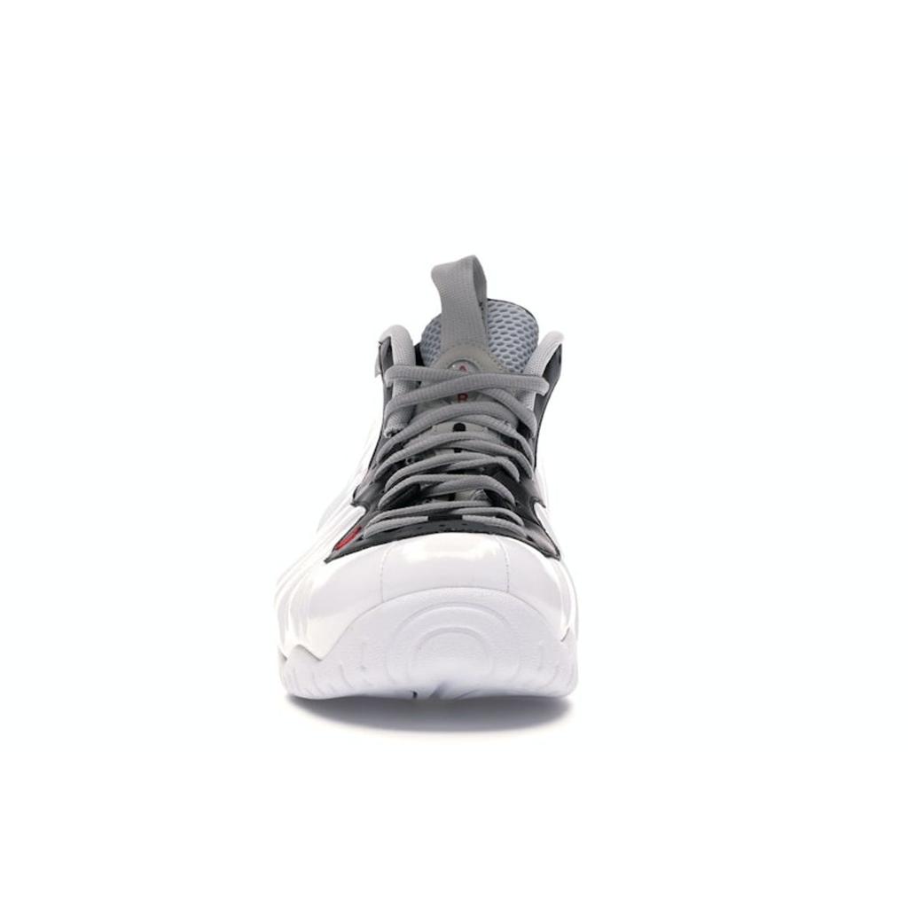 Nike Air Foamposite Pro Chrome White Unisex Sneakers Black University-Red 624041-103