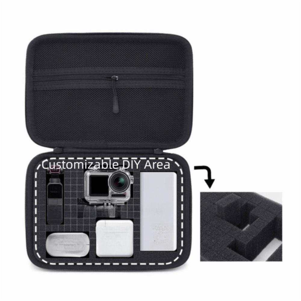 Large Capacity Sports Camera Carrying Case Shockproof DIY Travel Storage Bag Collection