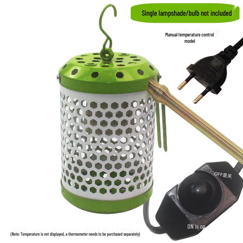 Pet Heat Lamp: Ceramic Heater for Birds, Cats, and Dogs - Winter Nest & Cage Heating