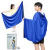 Cooling Large Cooling Reduces Skin Temperature by Cooling Cool Contact Heatstroke Easy UV Protection Quick Heat Unisex Poncho, 16090cm Size, Towel,