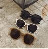 Polygonal Retro Square Brown Sunglasses Women's Round Face Driving Sunshade Myopia Polarized Sunglasses