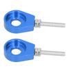 2pcs 0.5in Chain Tensioner Adjusters Aluminum   for Motorcycles Mountain Bikes