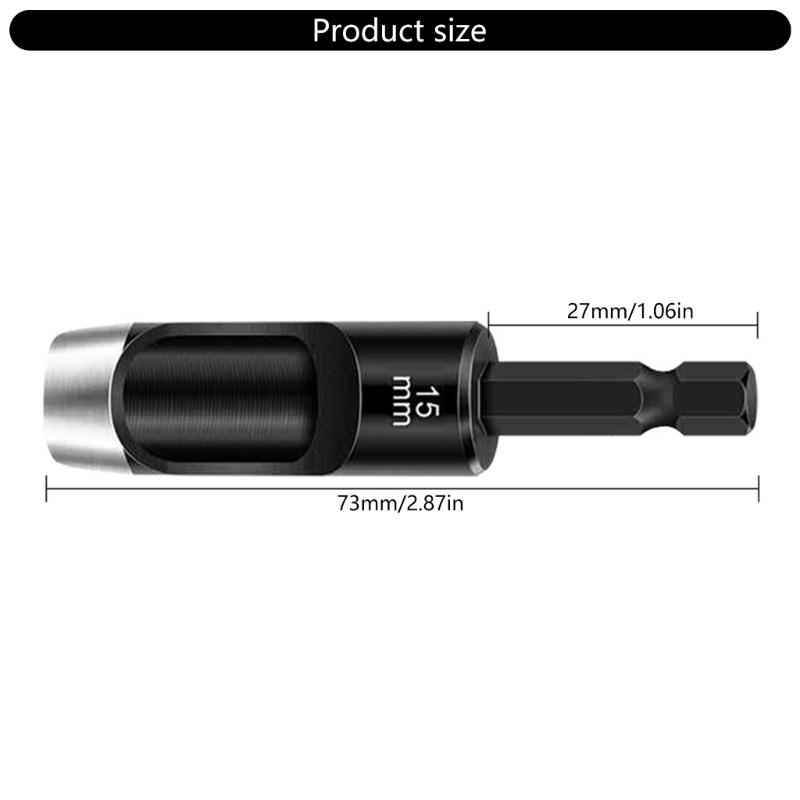 Sechskant-Adapter Elektrische Maschine Hohlstanzer Für Bohrer Pappe Leder Gürtel Kohlenstoffstahl Weiches Material Bohrer