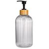 500ml Press Type Soap  Bottles Dispensers Refillable Hand Dish Ideal for Kitchen Sink Decor Bottling Soap Bottle