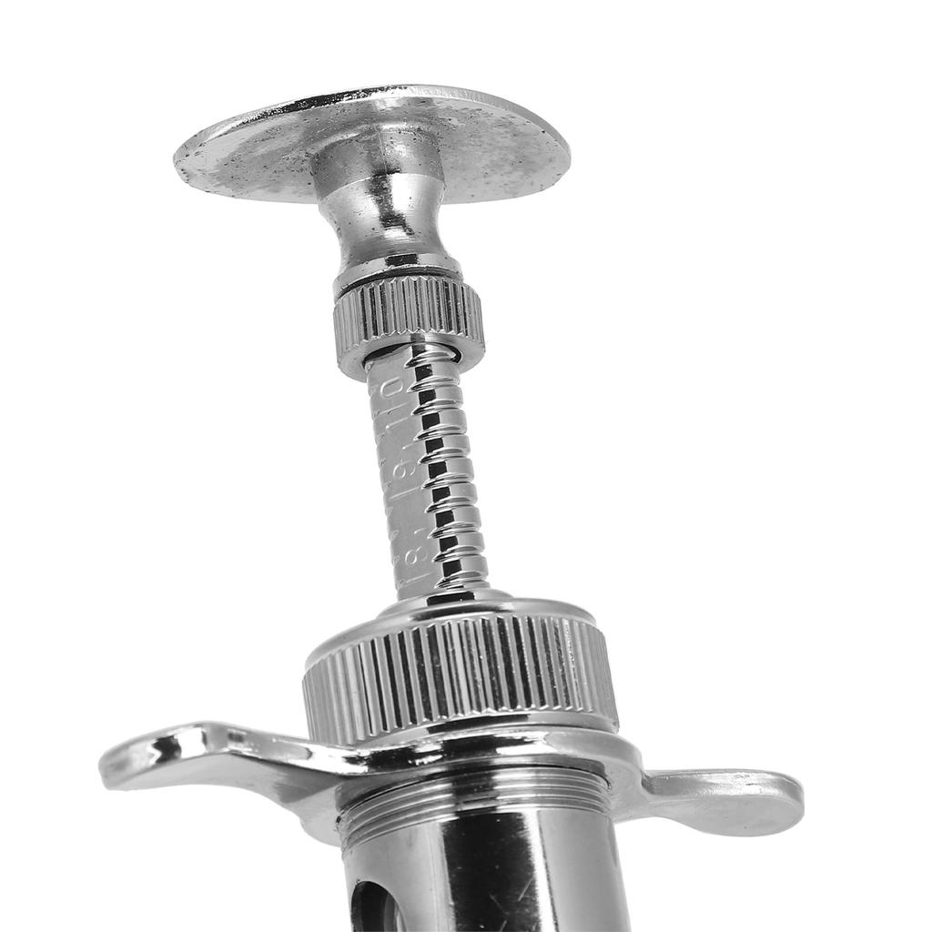 Metal Veterinary Syringe Safe Accurate Scale Animal Syringe for Chicken Sheep Cow