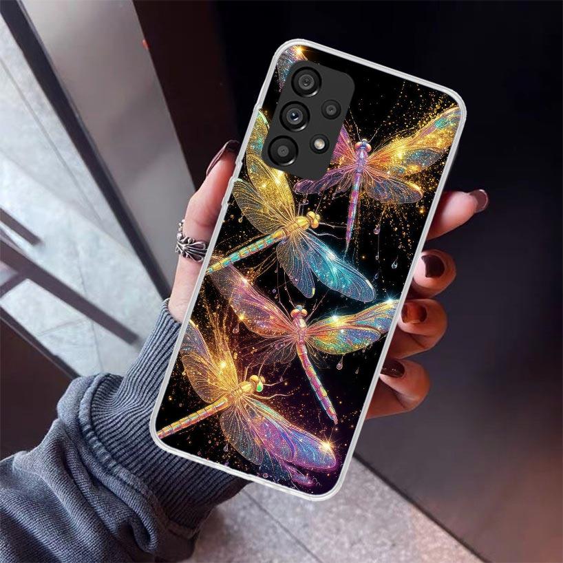 Beautiful Dragonfly Enthusiasts Phone Case For Samsung Galaxy A52 A51 A50S A32 A22 A12 A02S A72 A71 A31 A70 A30S Note 20 Ultra 1