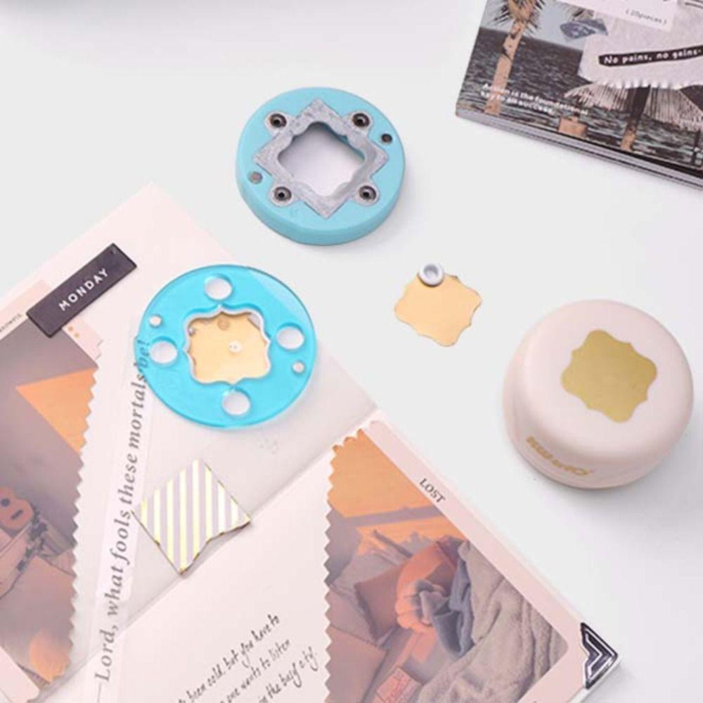 Maganetic Craft Hole Punch Punches Maker Embossing Punches Stationery Paper Puncher DIY Craft