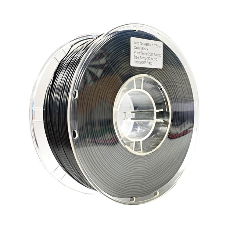 PINRUI 1.75mm ABS+ Flame Retardant Black 3D Printer Filament Plastic Rods 308m Length чёрный