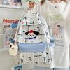 Cartoon Cute Backpack New Ins Female Junior High School College Student Backpack Large Capacity Primary School Schoolbag High Value