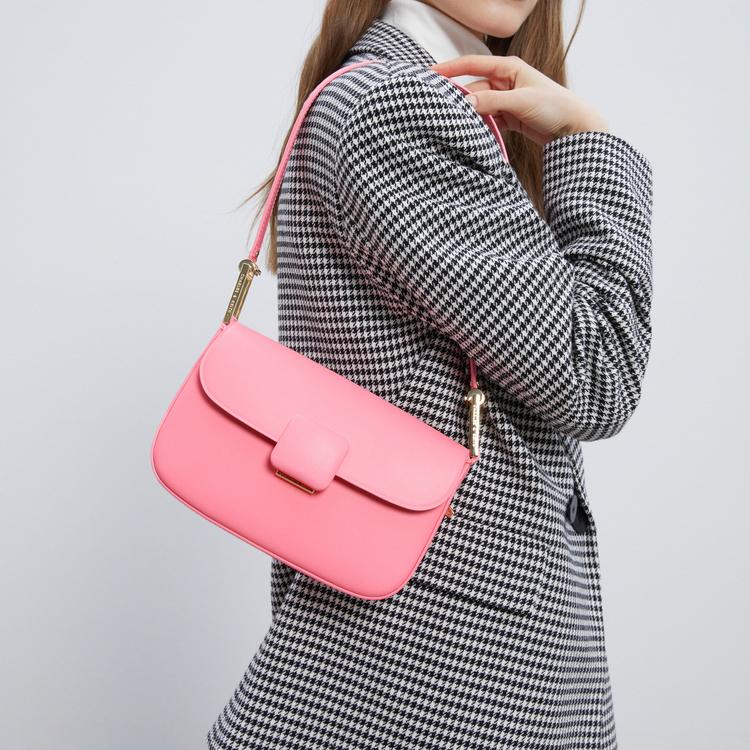 New CHARLES&KEITH PU Bag Shoulder Bag Small Square Bag Shoulder Bag Trumpets Women's Multicolor CK2-20271063-1