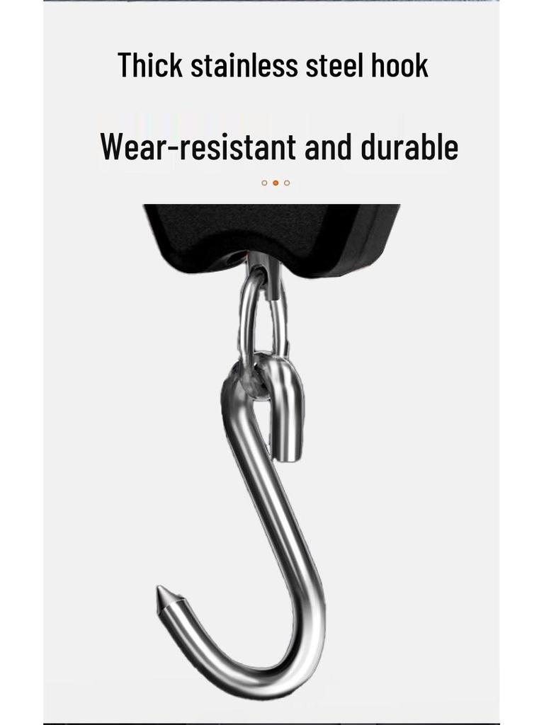Portable Electronic Hanging Scale 200kg: Handheld Hook and Hoist Scale for Express Use