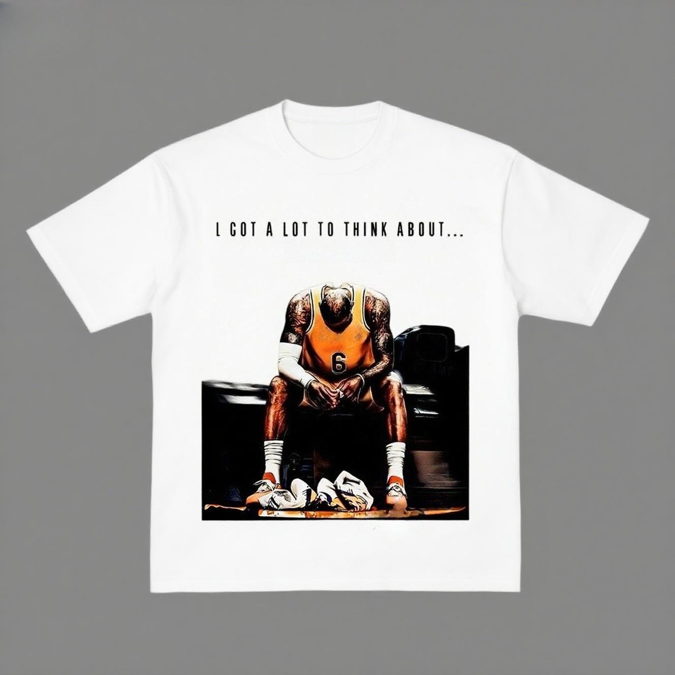 

2025 Autumn and Winter Cotton Skin-friendly T-shirt Men and Women Couples Fashion Simple Star Printing Trend Large Size T-shirt 4XL