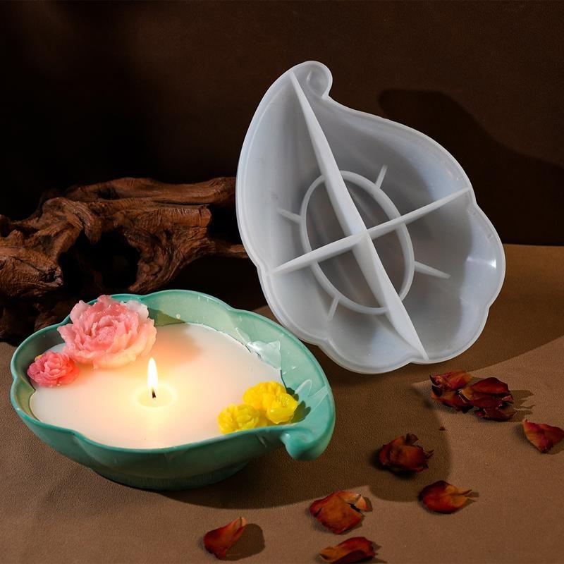 DIY Drip Glue Mold Cloud Storage Box Silicone Mold Gypsum Aromatherapy Candle Cup