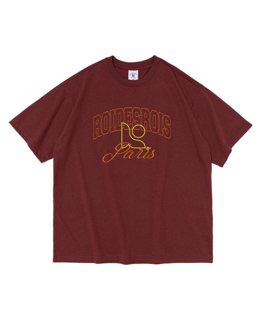 ROIDESROIS Roa Symbol Logo Short Sleeve T-Shirt (Wine)