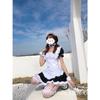 Fate sky, spring sun, wild sky, cute dome girl maid, loli cute cospaly clothing, black and white animation clothing