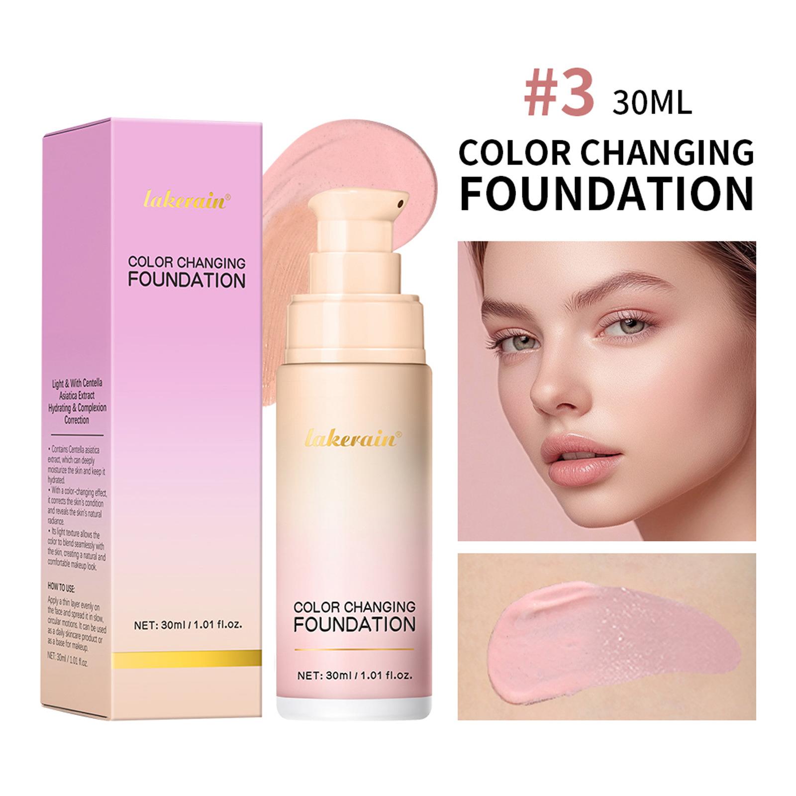 Foundation Magic Color Changing Foundation Liquid Coverage Self-Coloring CC Cream Cosmetics Стойкая основа под макияж