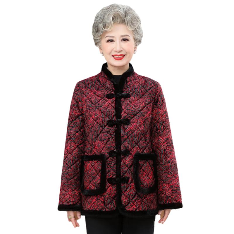 

Женская утепленная куртка на флисовой подкладке Yu Zhaolin 4XL