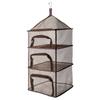 Portable Drying Dryer Rack Net Folding  Clothes Hanging Mesh Bag Dish Shelf for Outdoor Camping Herbs Flowers Buds