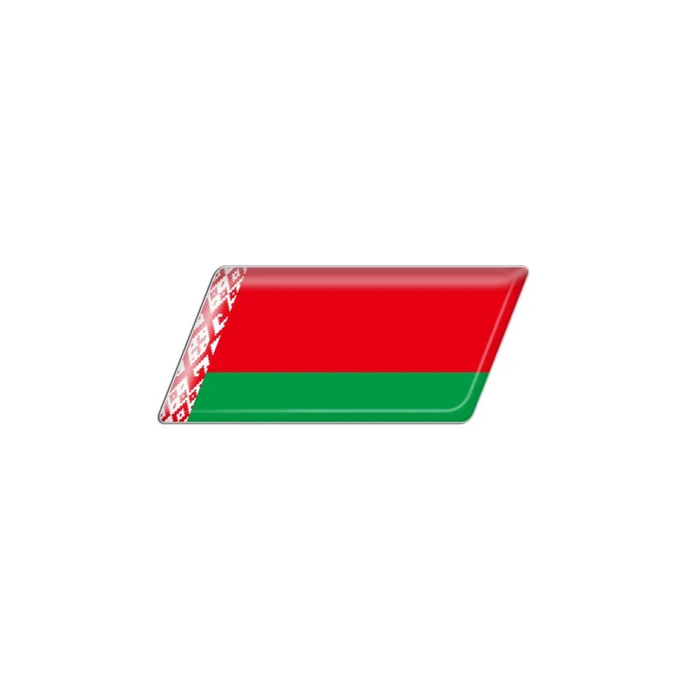 3D Epoxy Car Styling Body Trunk Decor Sticker with Bangladesh Kurdistan Israel Brazil Palestine Poland France Flag Emblem