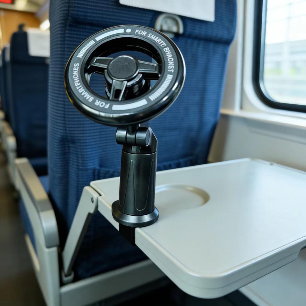 

Portable Rotating Folding Phone Holder for Travel and Desktop Use Single Base
